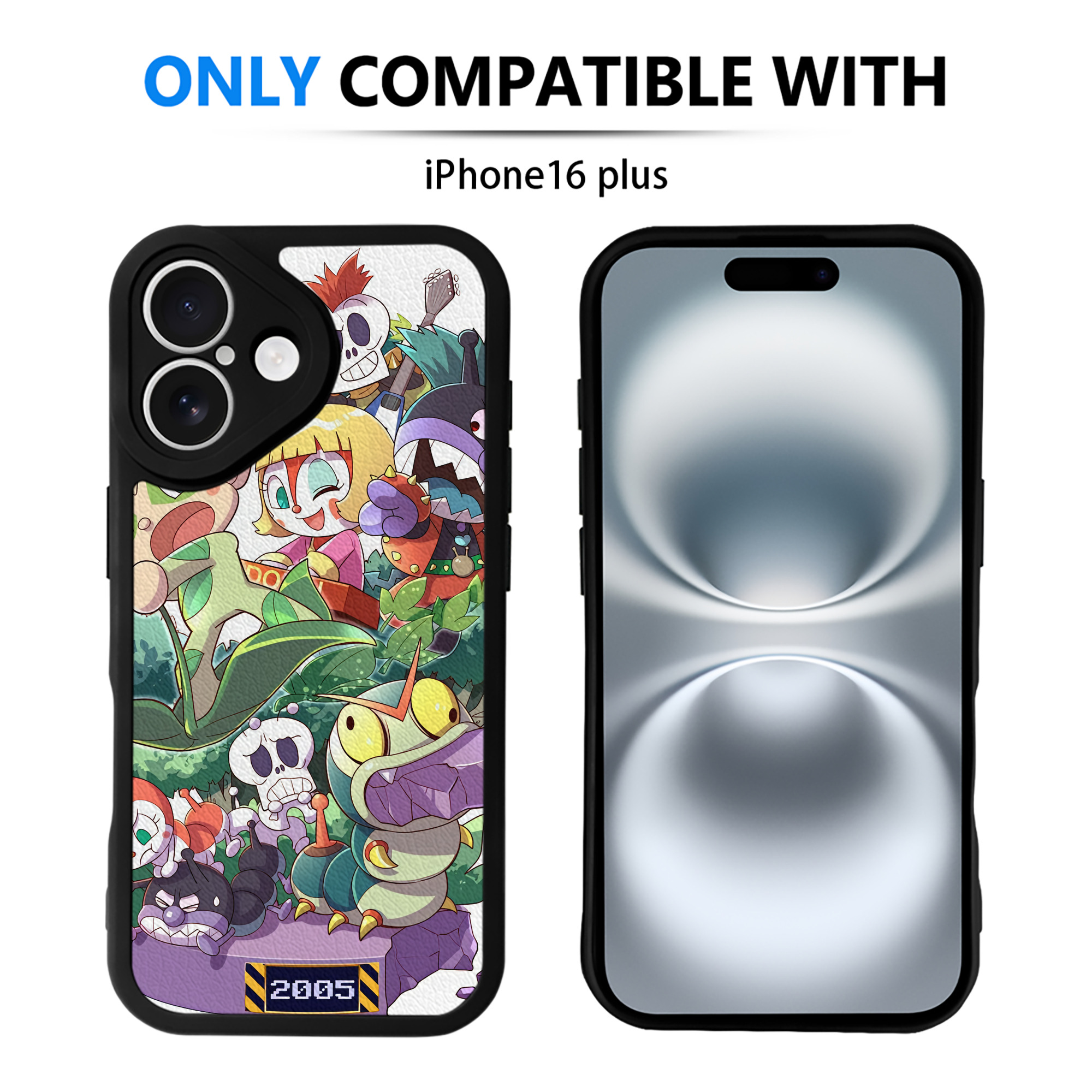 （画像用） アンパンマン Anpanman 【iPhone 16シリーズ対応】シリコンスマホケース（レザー調） 材質：シリコン
